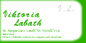 viktoria labath business card